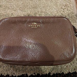 Coach Sadie Tan camera crossbody bag purse